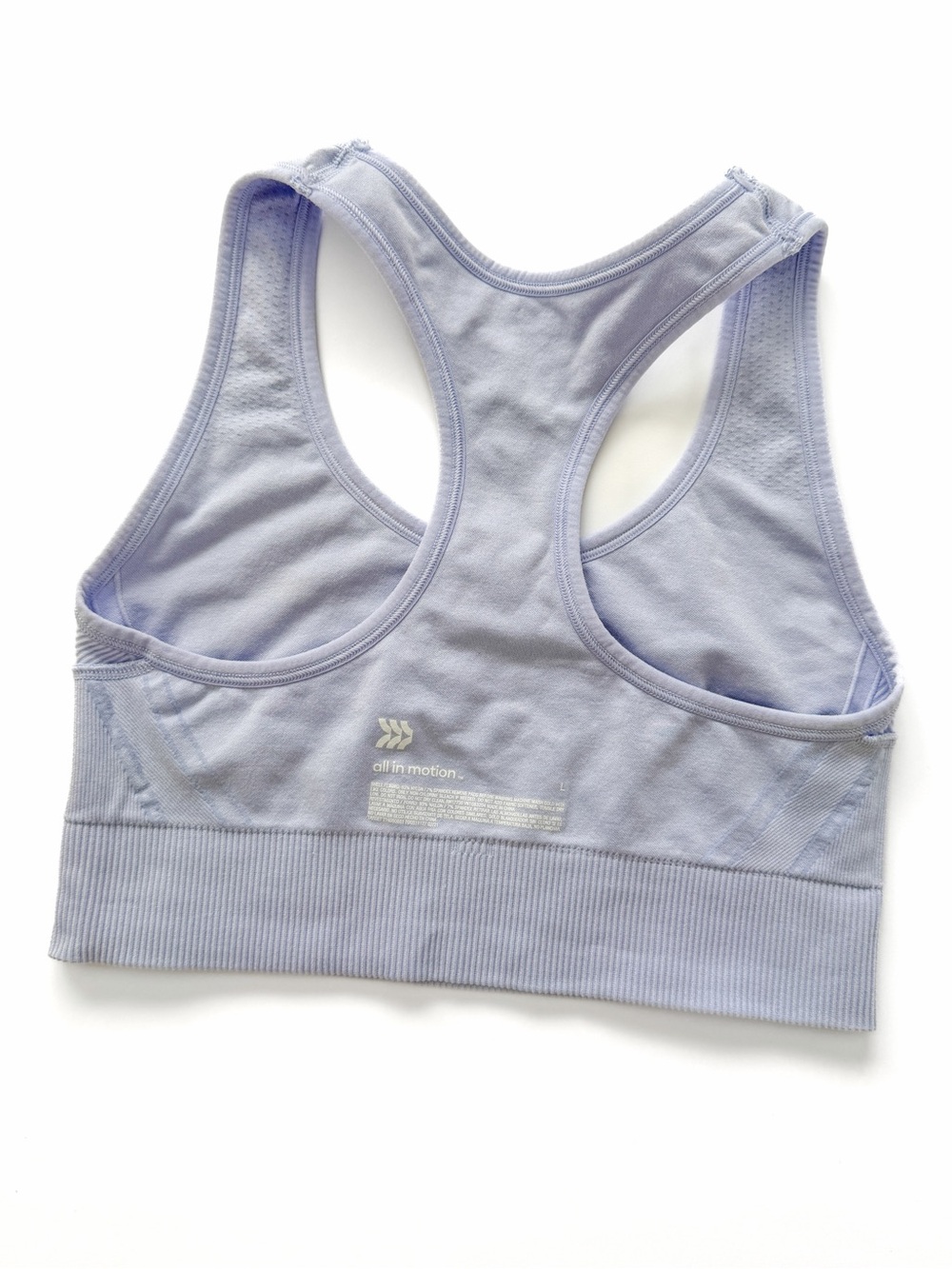 All in Motion Lavender Racerback Sports Bra - Picture 5 of 11